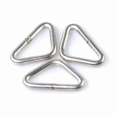 Metal Stainless Steel Triangle Metal Ring for Bag Costume Ornament