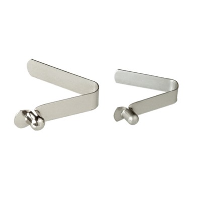 zinc plated button spring clip